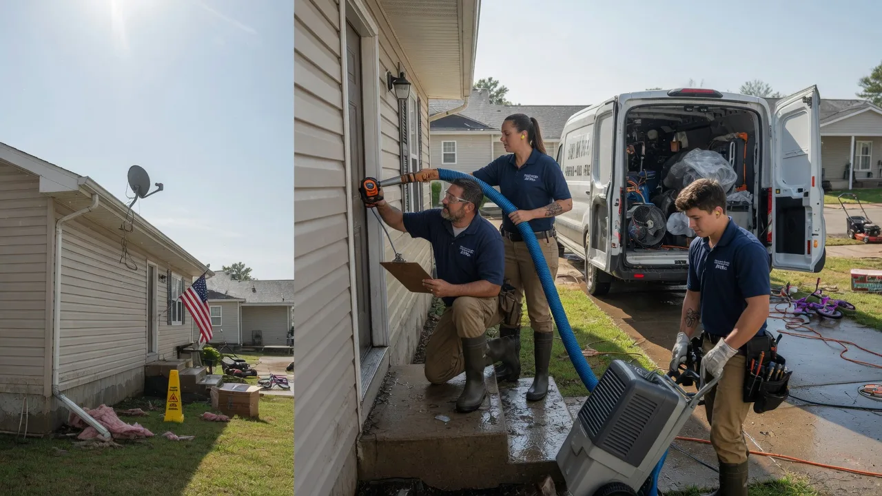 Ceiling Water Damage Restoration in Navarre, OH near me